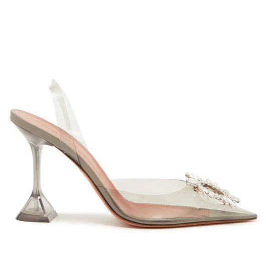 LUCENT HEEL — Sculpted Crystal Mule - Image 3