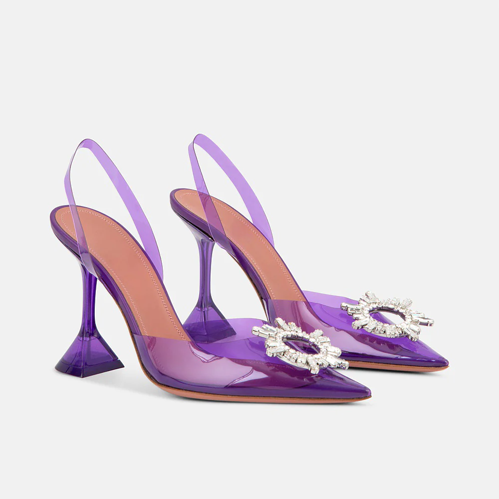 LUCENT HEEL — Sculpted Crystal Mule - Image 5