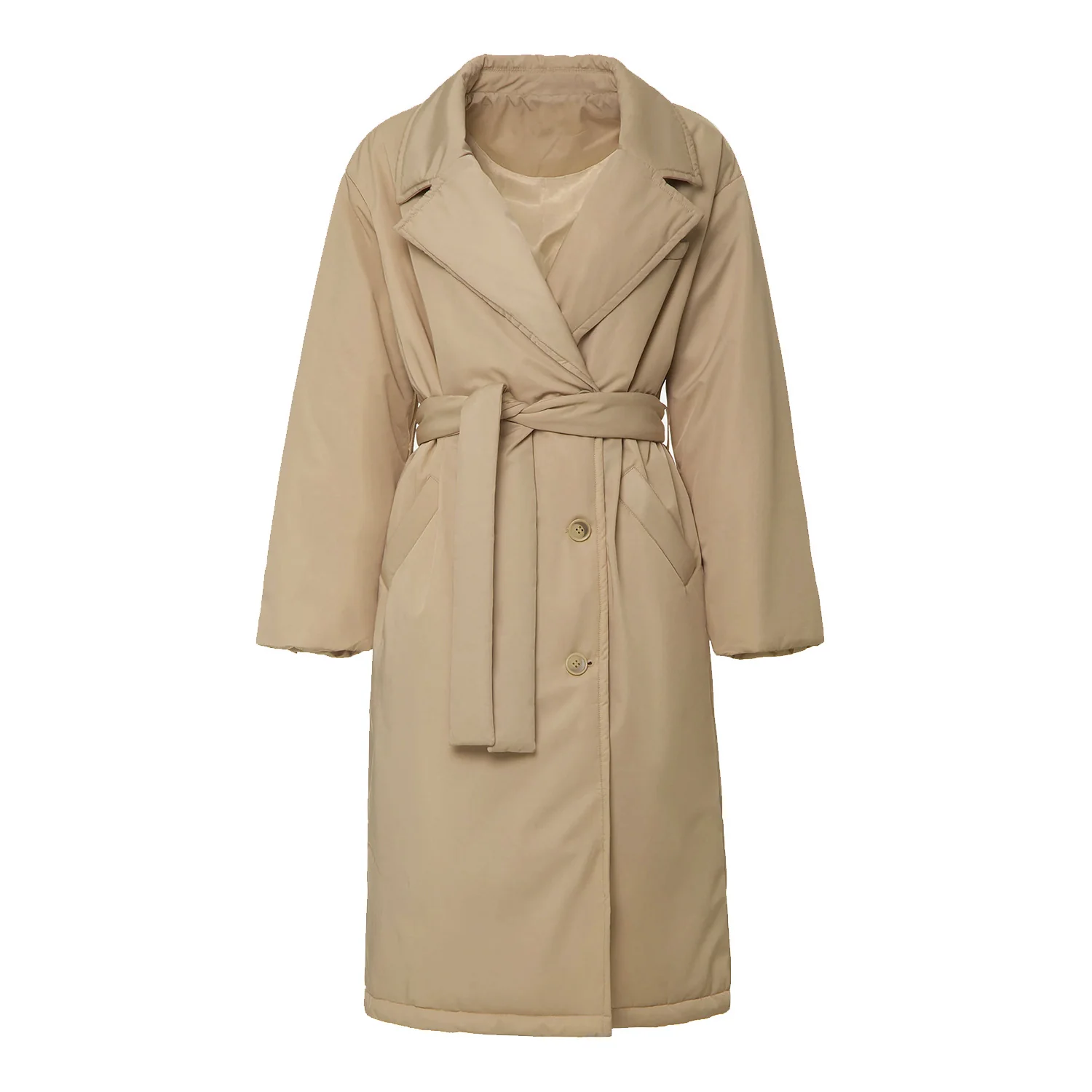 Elara Belted Long Coat - Image 4