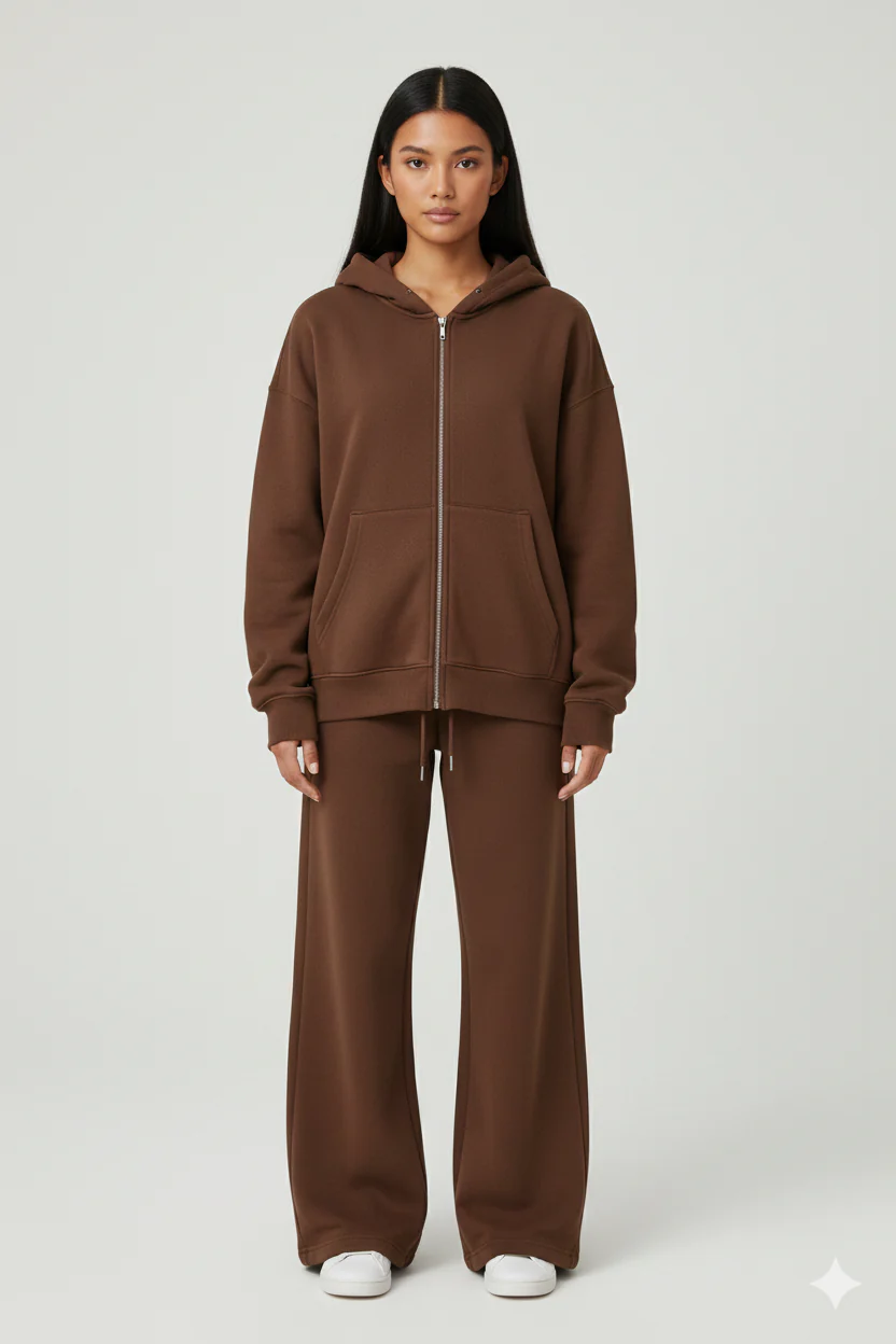 THE LOUNGE SET – HOODED & WIDE LEG - Image 3