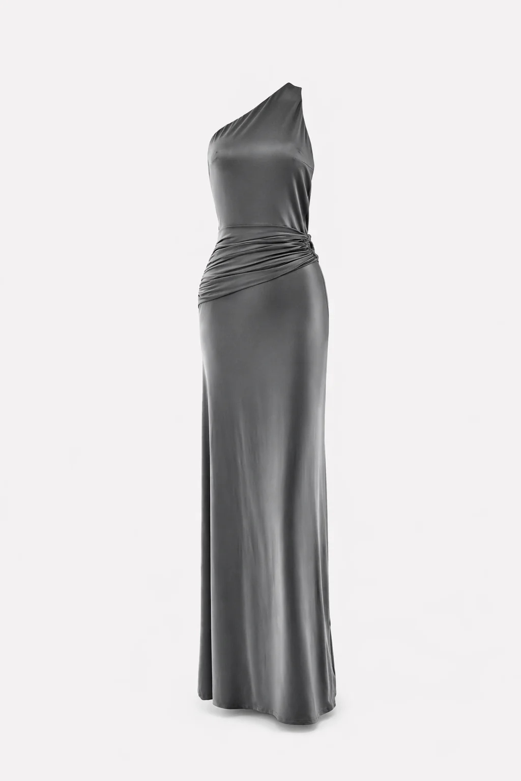 SEDONA GOWN — Asymmetric Halter with Metal Waist Detail - Image 5