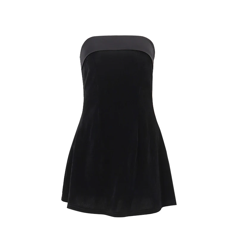 Velvet Doll Mini Dress - Image 4