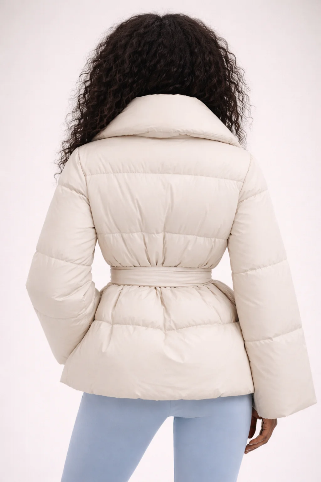 OSLO PUFFER — Belted Longline Quilted Jacket - Image 2