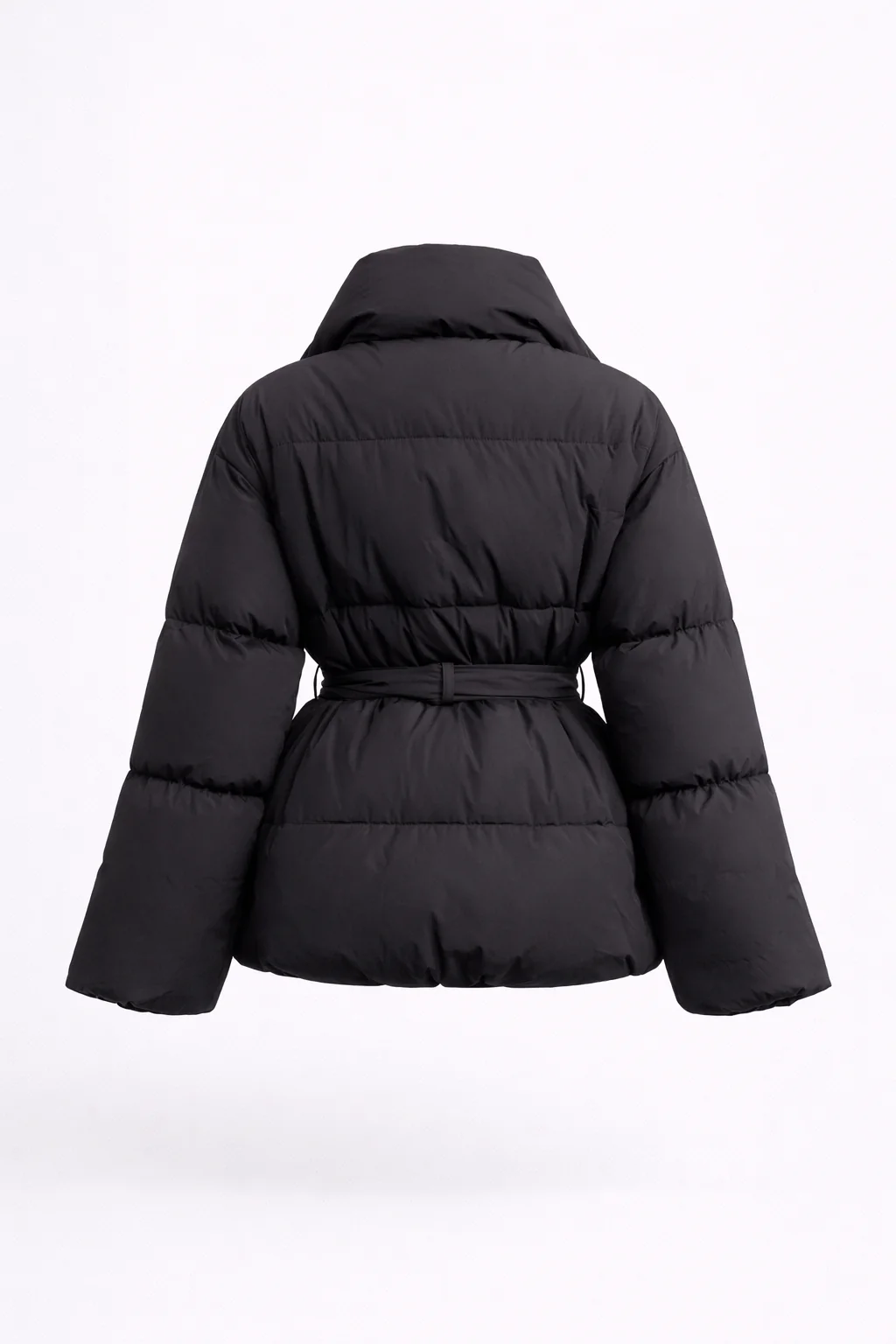 OSLO PUFFER — Belted Longline Quilted Jacket - Image 4