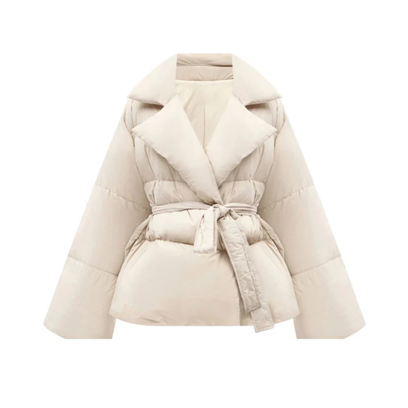 OSLO PUFFER — Belted Longline Quilted Jacket - Image 5