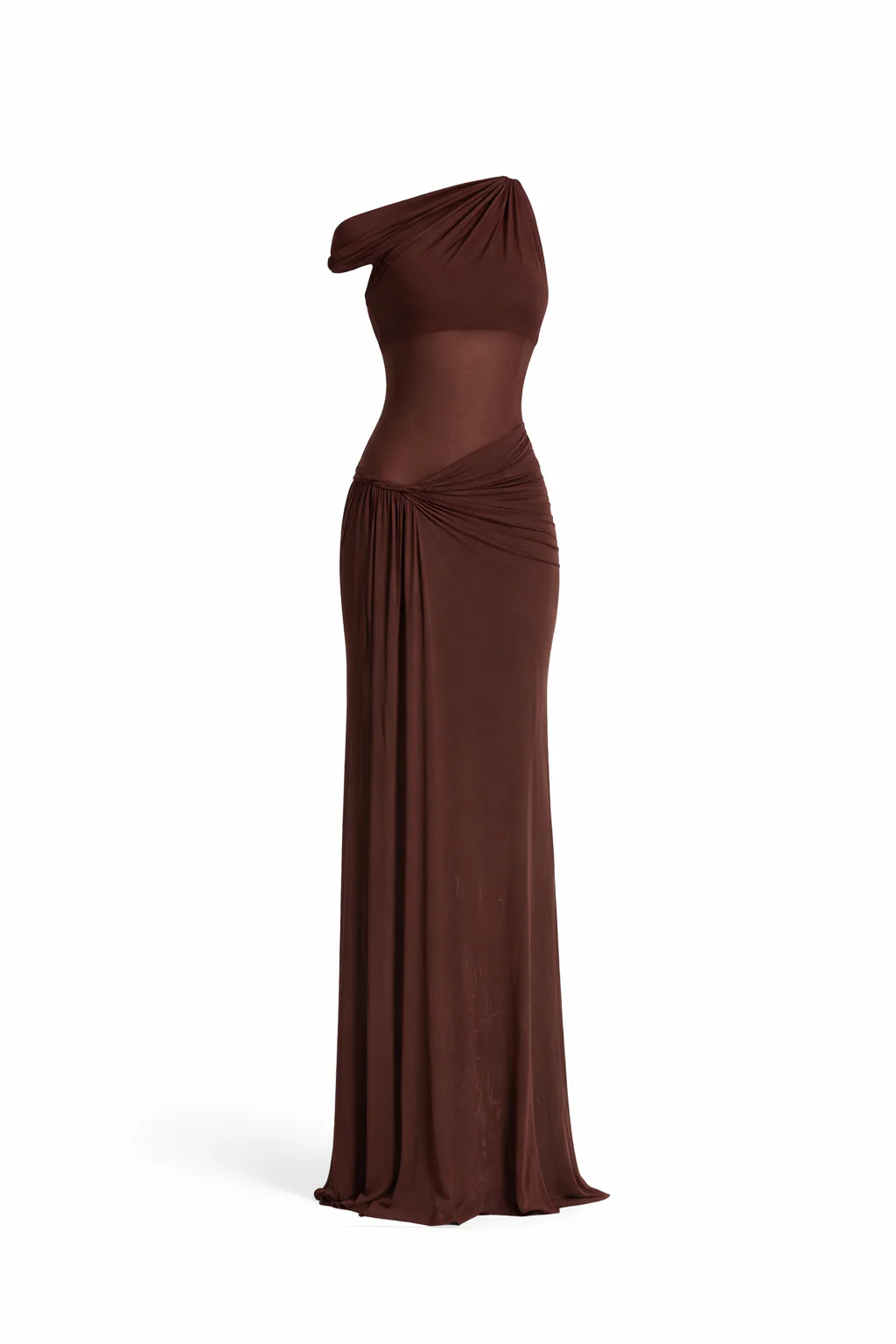 Sora Draped One-Shoulder Maxi Dress - Image 3