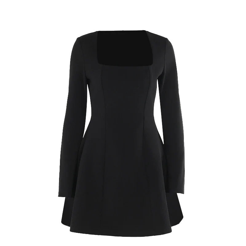 Bianca Structured Square Neck Mini Dress - Image 2