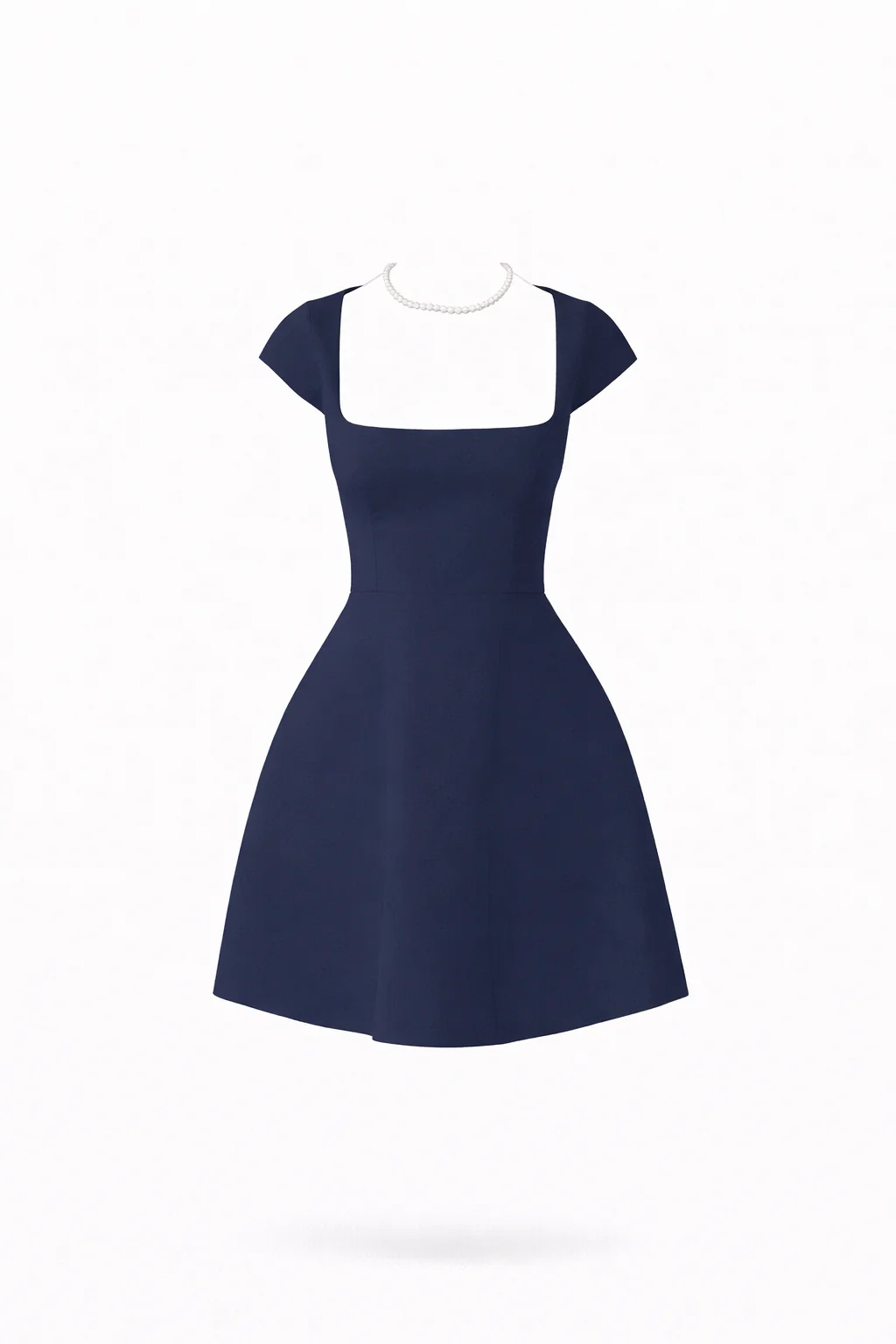Bianca Structured Square Neck Mini Dress - Image 3