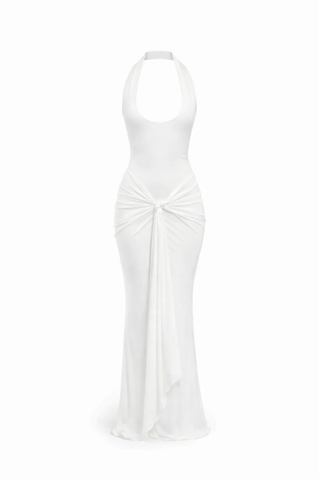 Riviera Drape Halter Maxi - Image 3