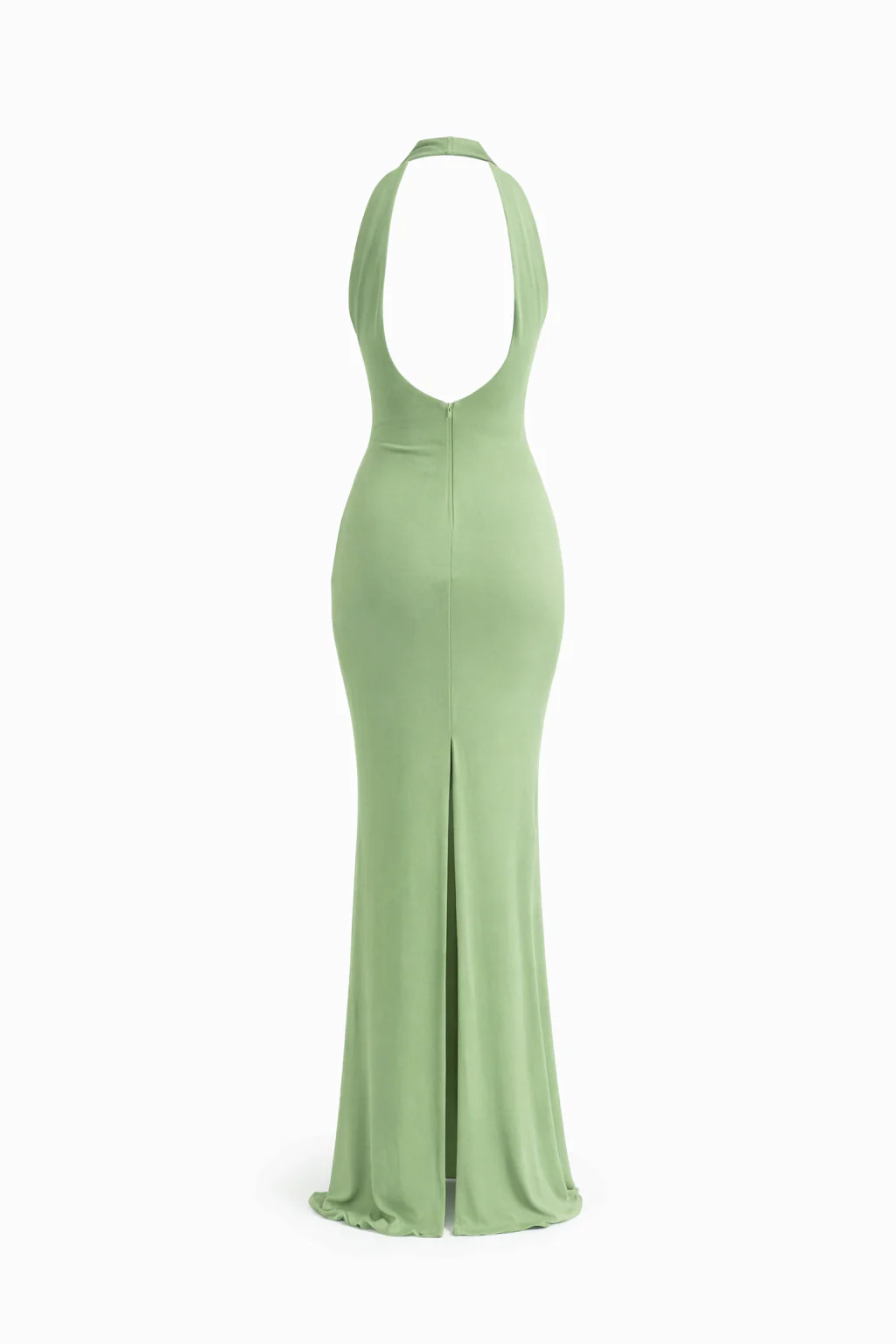 Riviera Drape Halter Maxi - Image 4