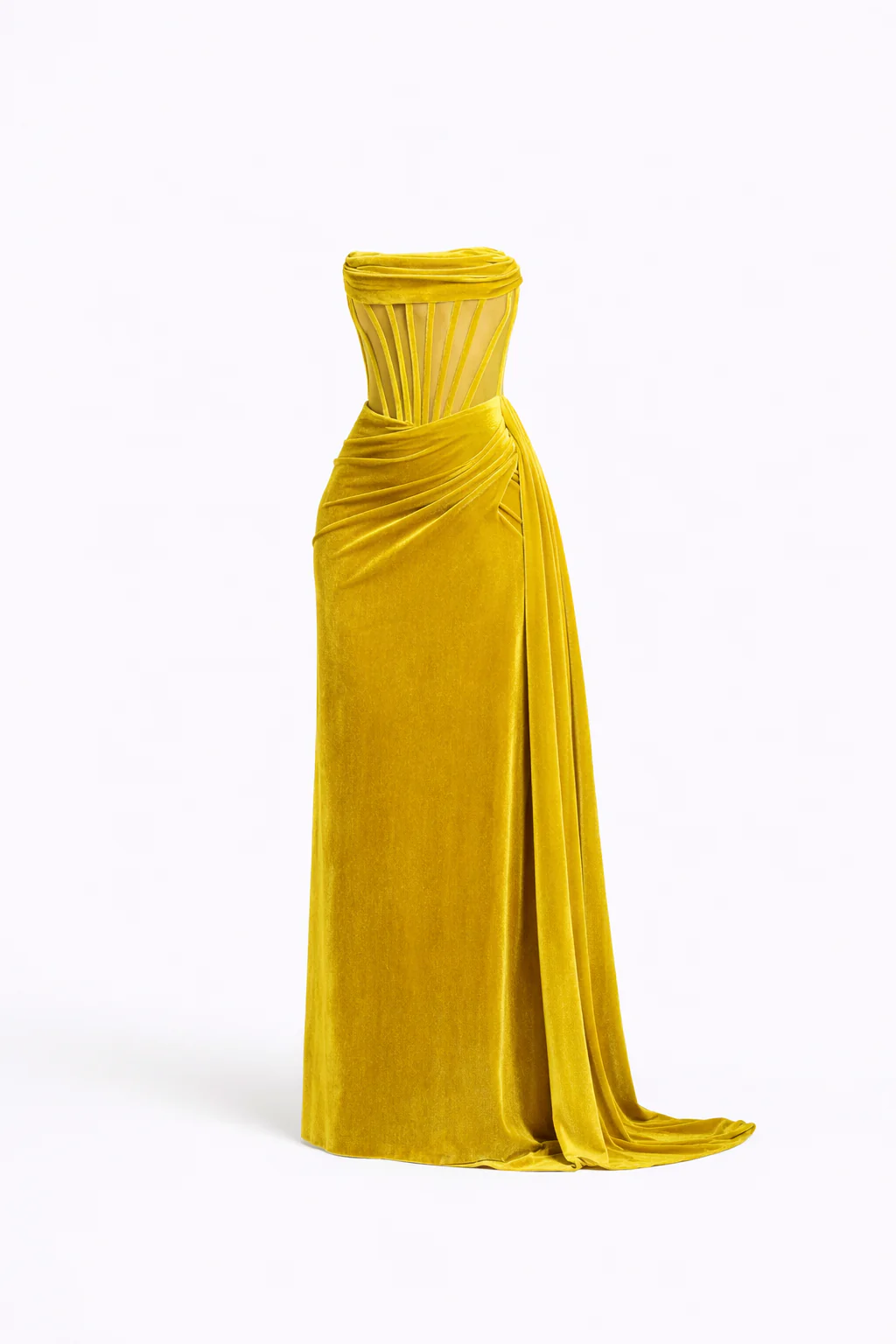 Delilah Bodice Velvelt Gown - Image 3