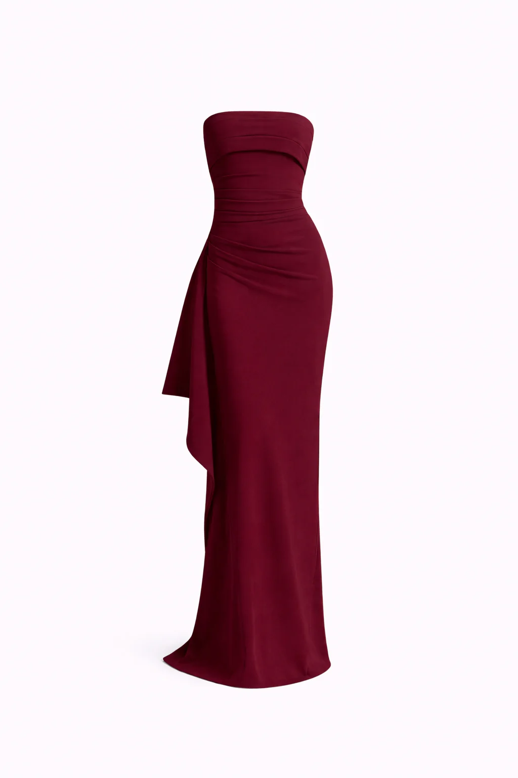 Olivia Strapless High-Slit Maxi Gown - Image 3