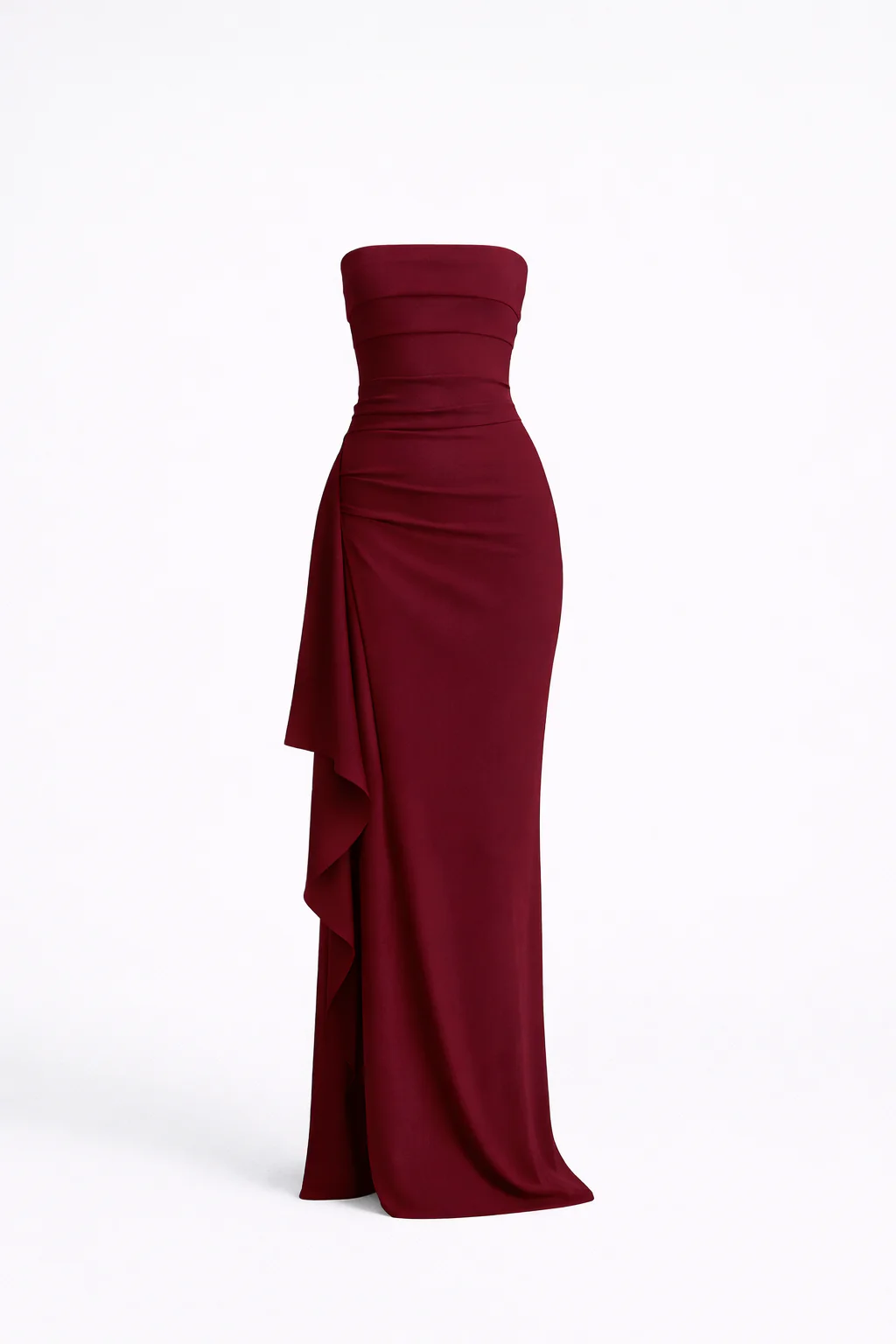 Olivia Strapless High-Slit Maxi Gown - Image 6