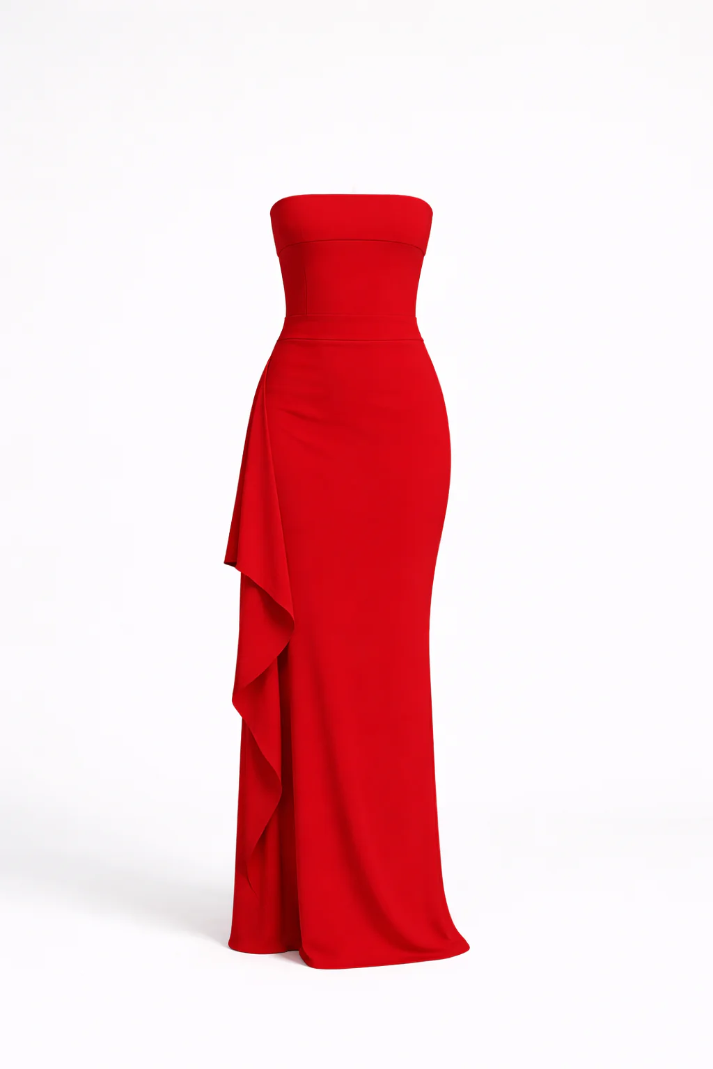 Olivia Strapless High-Slit Maxi Gown - Image 8