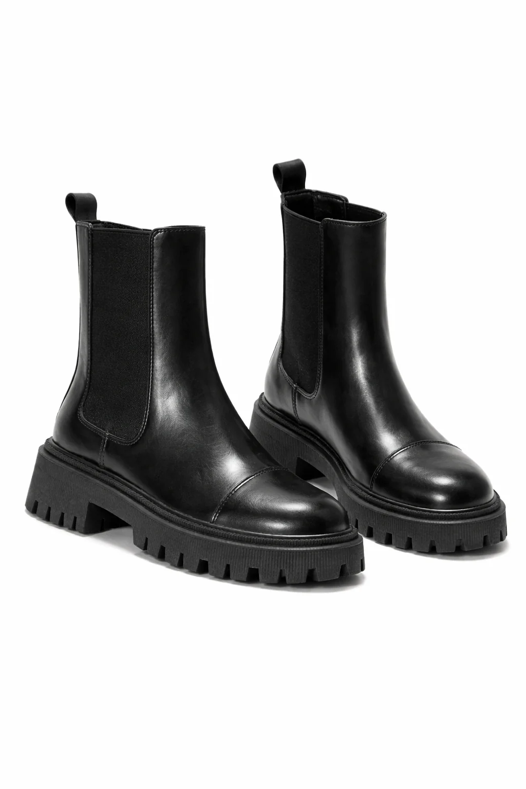 ARDEN BOOT — Leather Chelsea Platform - Image 3