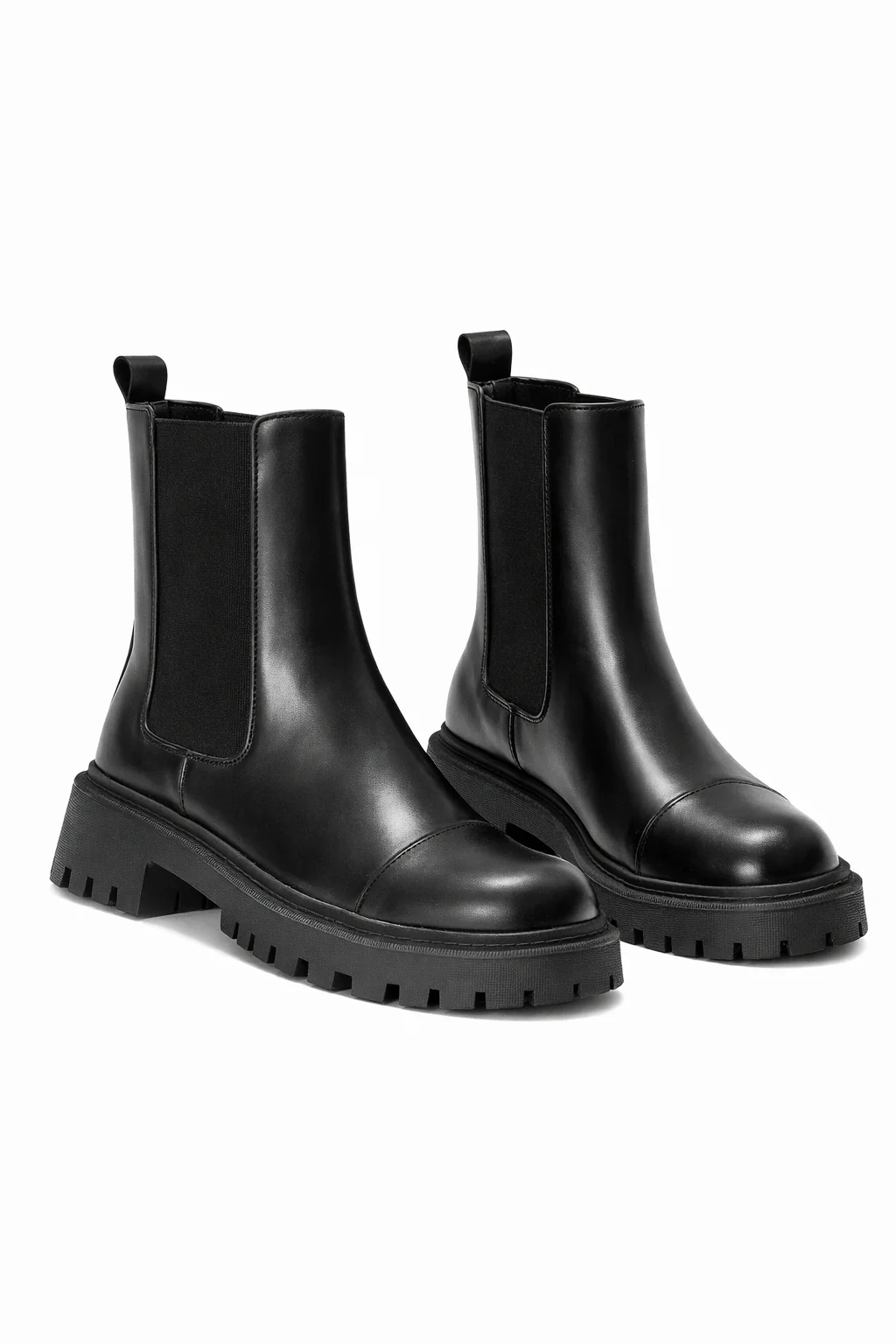ARDEN BOOT — Leather Chelsea Platform - Image 4