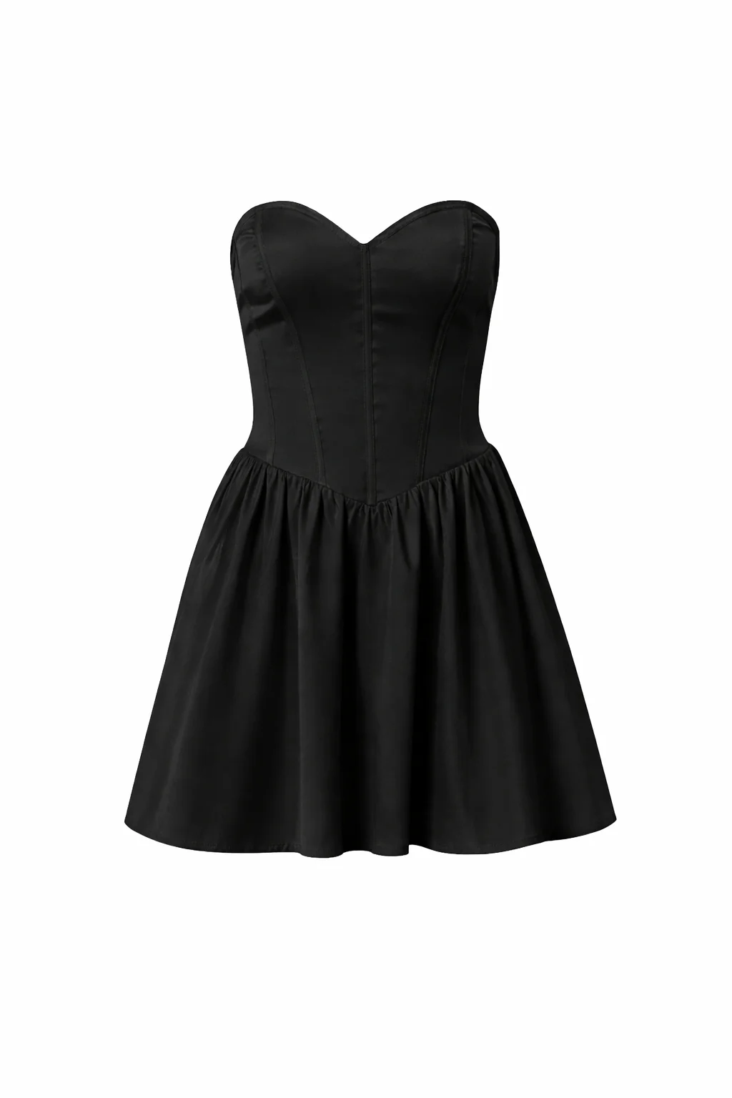 CELESTE DRESS — Corset Mini with Lace-Up Back - Image 3