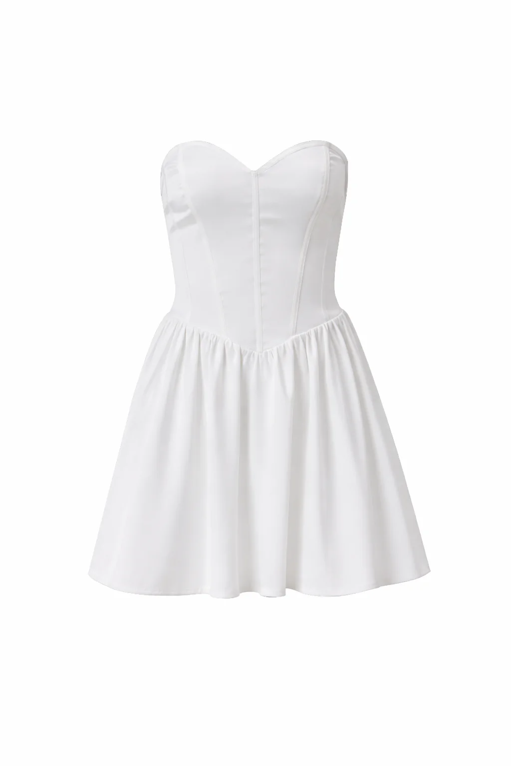 CELESTE DRESS — Corset Mini with Lace-Up Back - Image 4