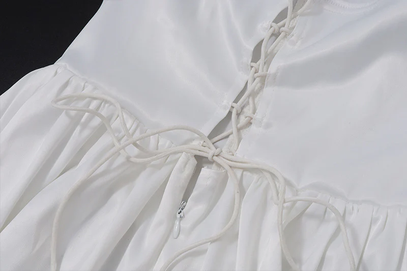 CELESTE DRESS — Corset Mini with Lace-Up Back - Image 6