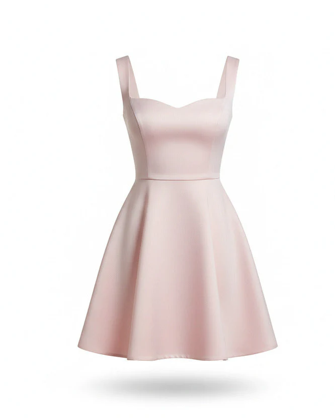 Amelie Square Neck A-Line Mini Dress - Image 4