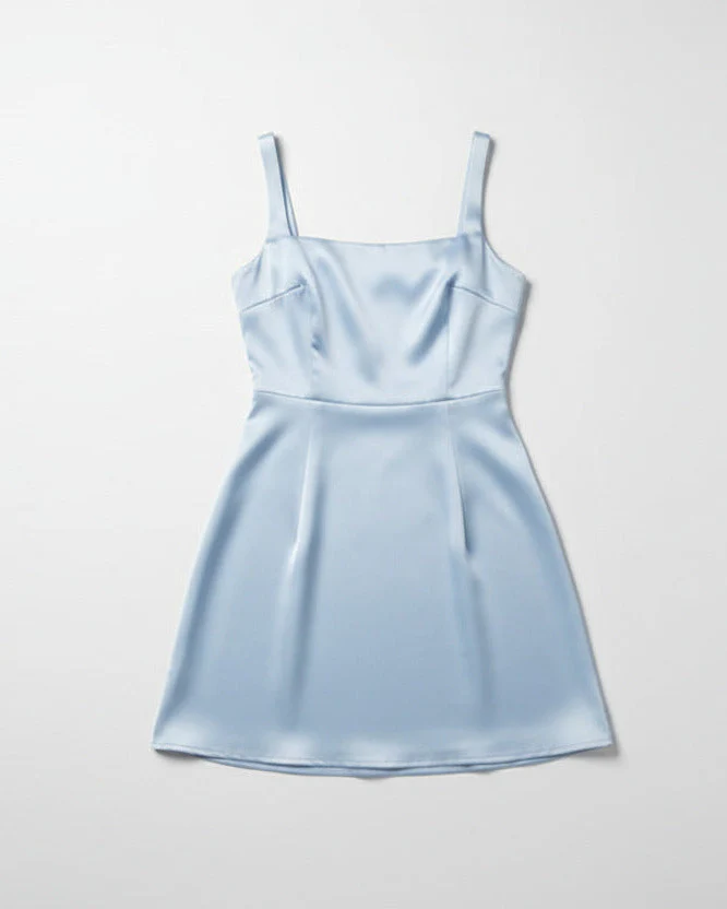 Amelie Square Neck A-Line Mini Dress - Image 6