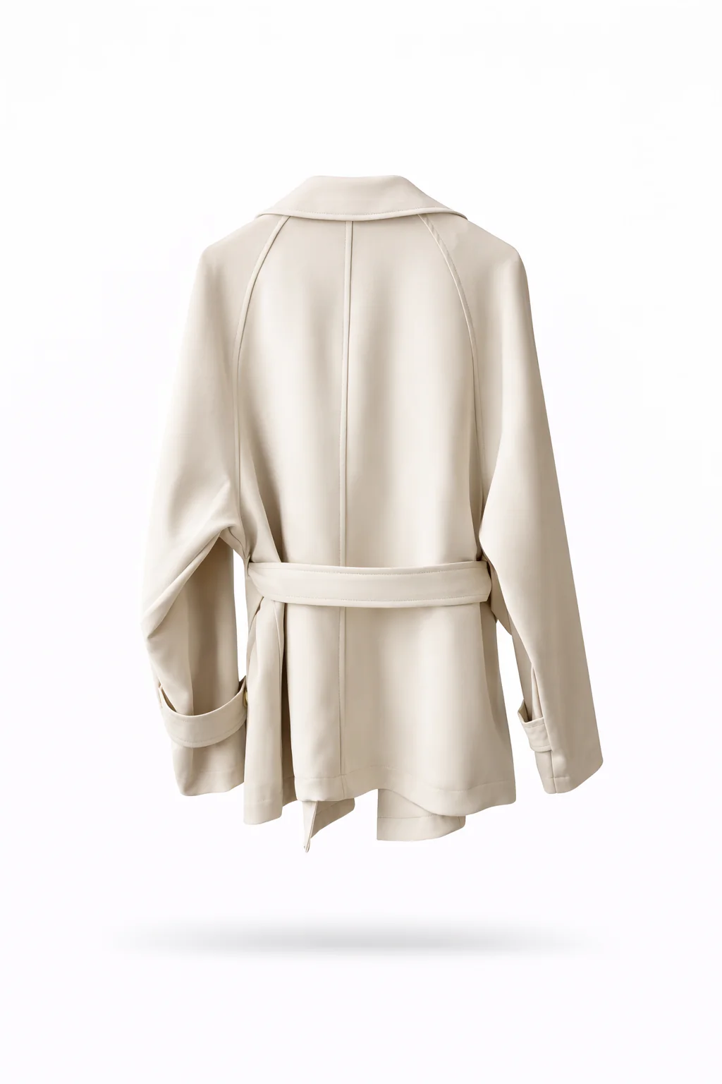 Elara Belted Short Trench - Image 2