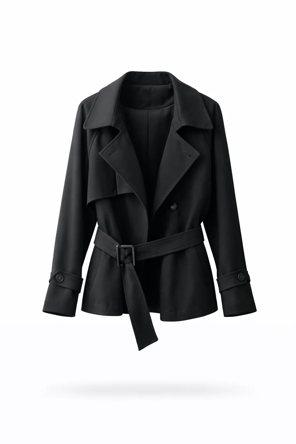 Elara Belted Short Trench - Image 4